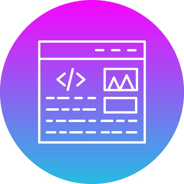 Vector ux design icon