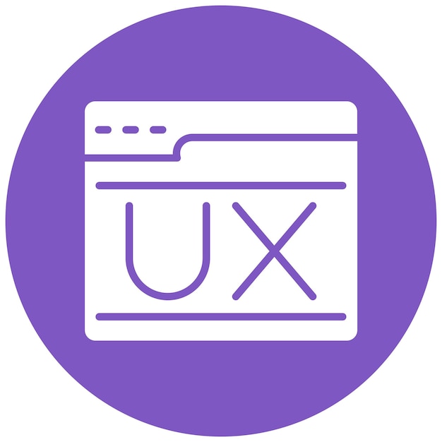 UX インターフェースのベクトルイラストのスタイル