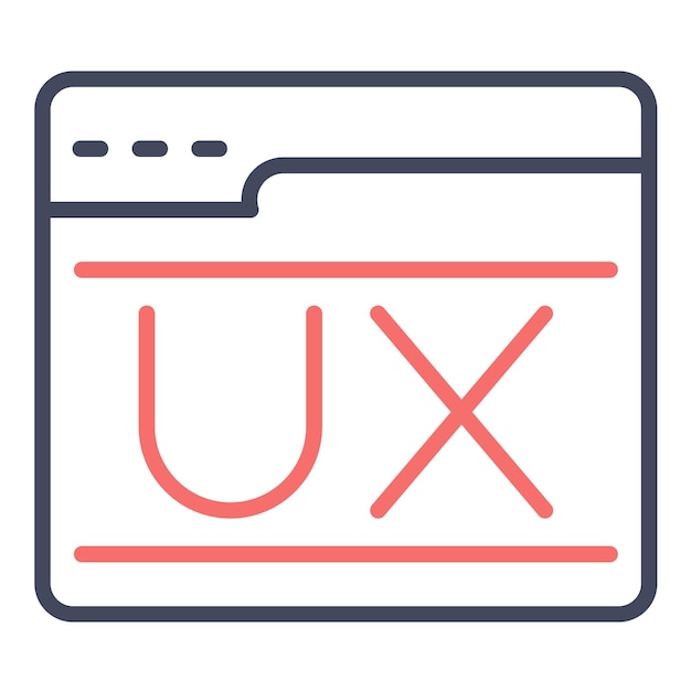 Stile di illustrazione vettoriale dell'interfaccia ux