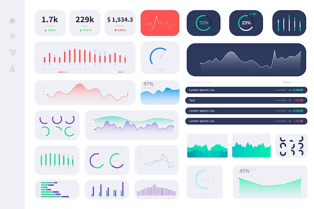 UX UI admin panel template