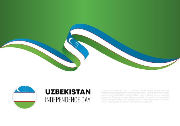 9월 1일 국가 축하를 위한 우즈베키스탄 독립 기념일 배경