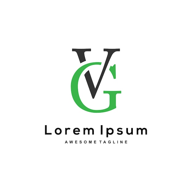 V g letter logo design