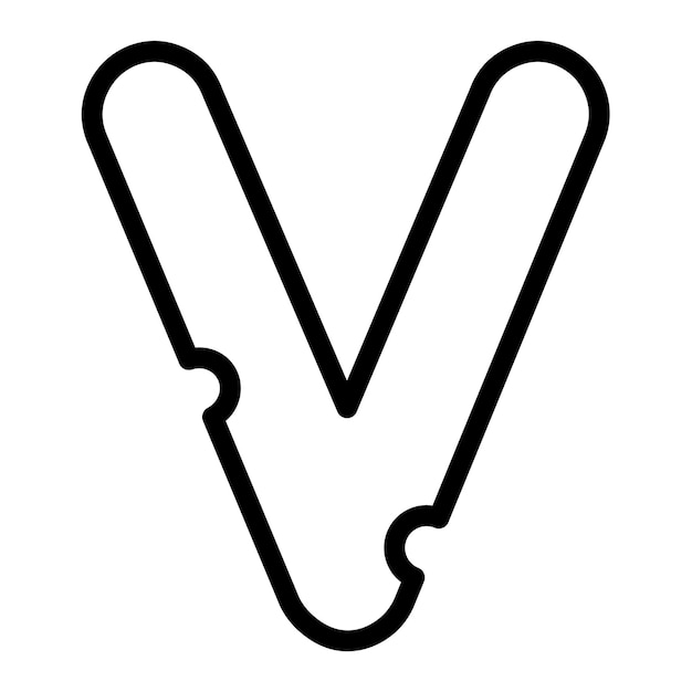 V letter lettertype vector muizen kaas hoofdletters