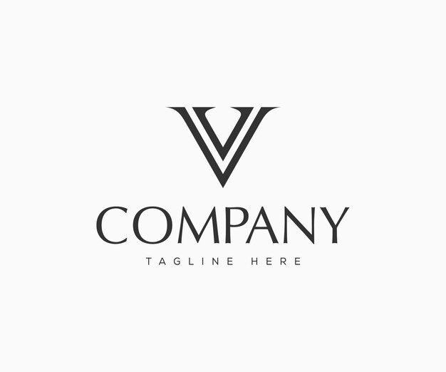 V Letter Logo Design Letter V Logo Ontwerpsjabloon