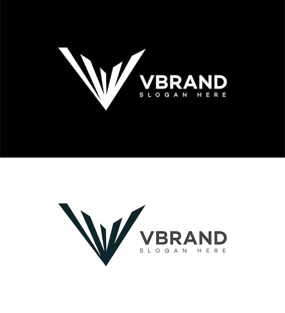 V Letter Logo Icon Brand Identity Sign Symbol Template (V letter logo icoon merk identiteit teken symbool sjabloon)