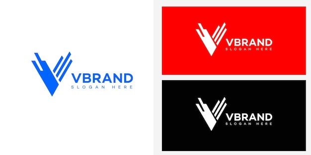 V Letter Logo Icon Brand Identity Sign Symbol Template