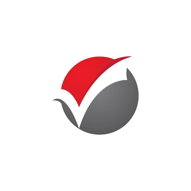 v letter logo template vector