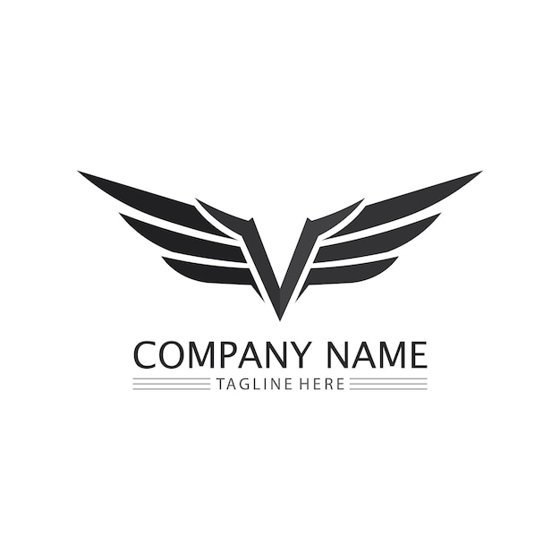 V Letter Logo Template vector