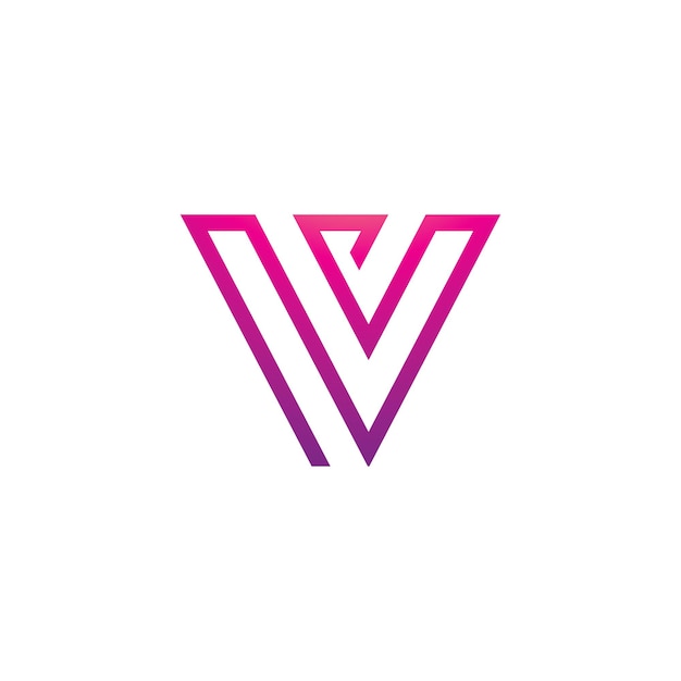 V 라인 로고 디자인 및 템플릿 크리에이 티브 X 아이콘 이니셜 벡터에서 라인 편지