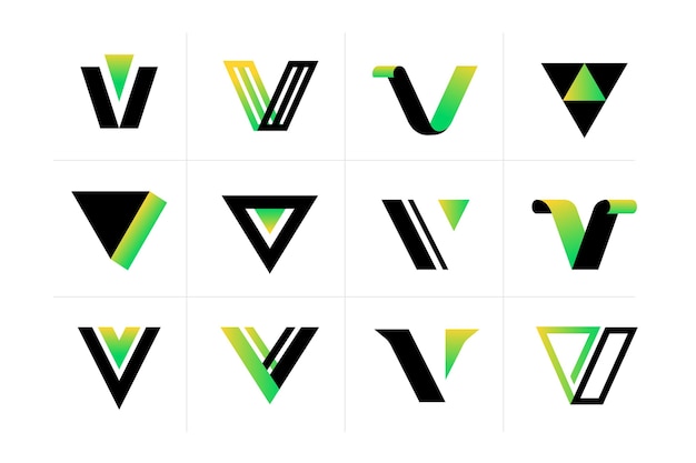 V logo collection