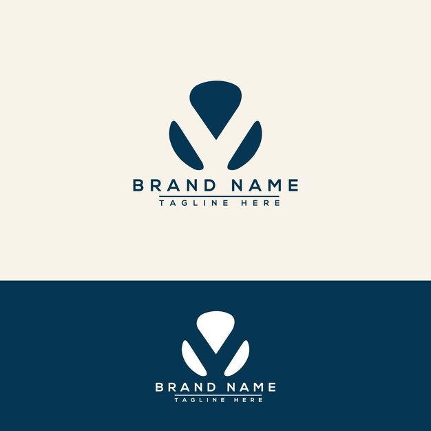 V Logo Design Template Vector Grafische Branding Element.