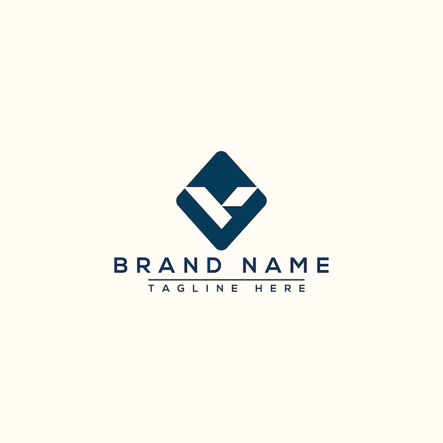 V Logo Design Template Vector Graphic Branding Element