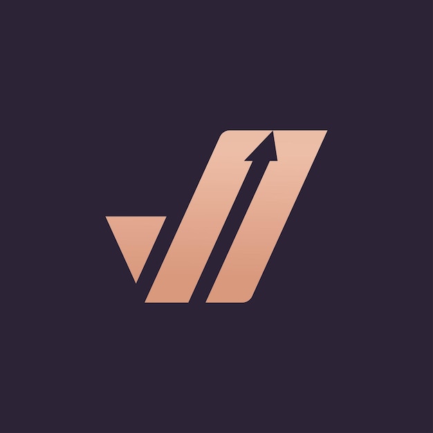 Vector v logo-ontwerp en sjabloon creatieve v-pictogram initialen gebaseerd letters in vector