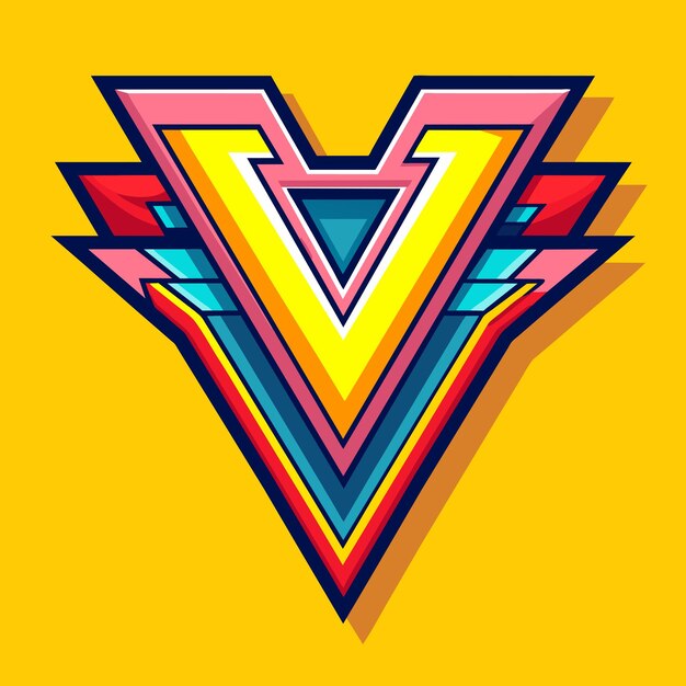 Vector v logo