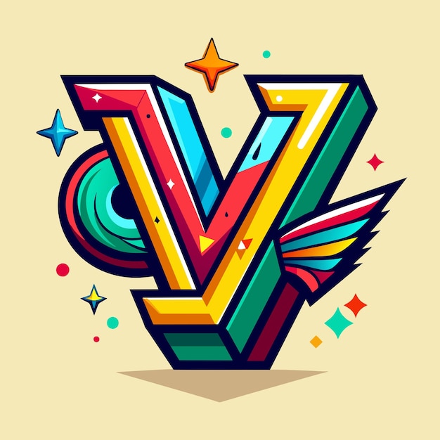 Vector v logo