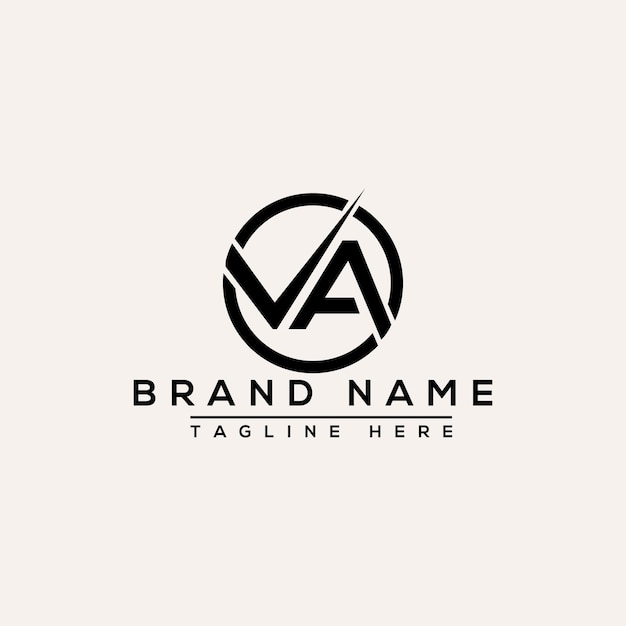 Vector va logo design template vector graphic branding element