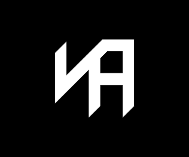 VA-logo ontwerp. VA brief Logo ontwerp. Creatief VA-logo-ontwerp. VA creative initialen letter logo co