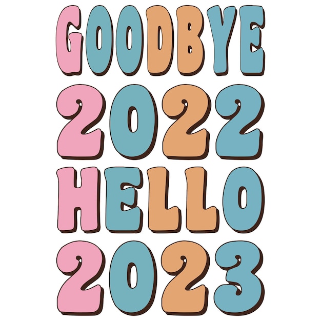 Vaarwel 2022 Hallo 2023