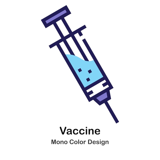 Vaccin monokleur pictogram