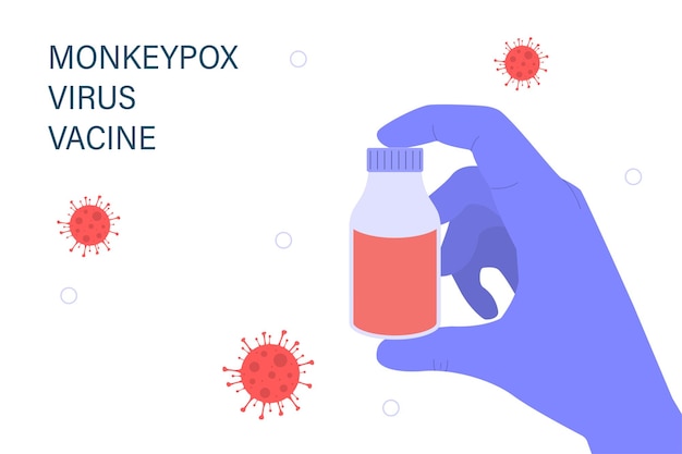 Vaccin voor MONKEYPOX-virusbanner