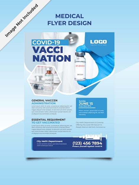 Vaccination flyer template