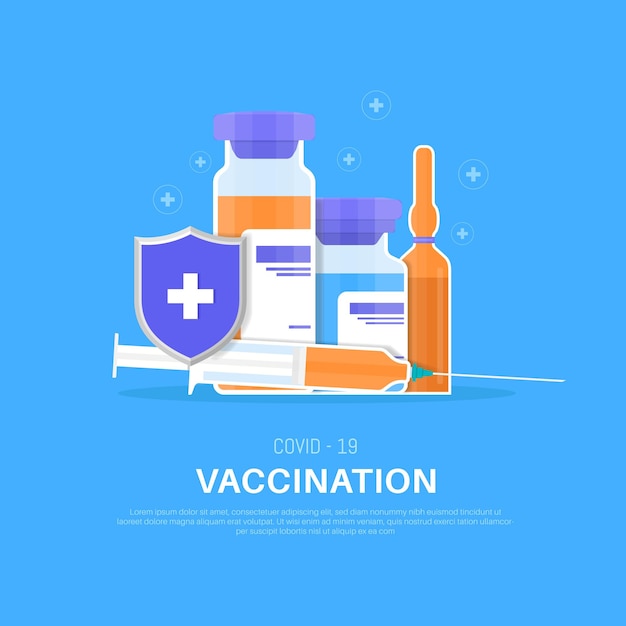 Illustrazione di vaccinazione