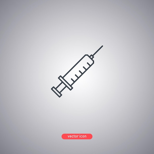 Vector vaccine_icon vector illustration