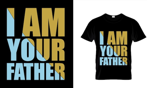 vader t shirt ontwerp illustratie