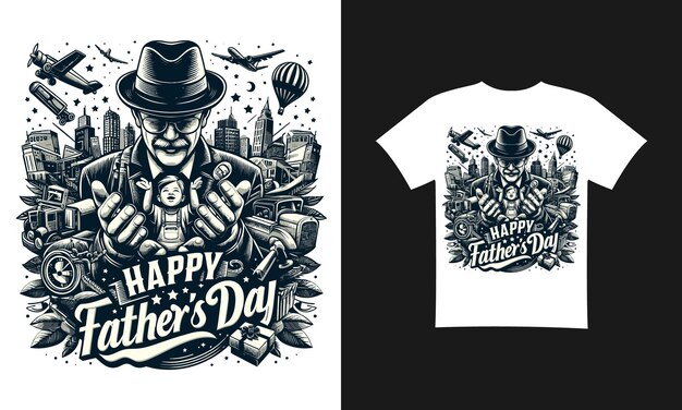 Vadersdag T-shirt ontwerp