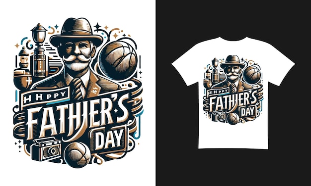 Vadersdag T-shirt ontwerp