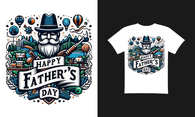 Vadersdag T-shirt ontwerp