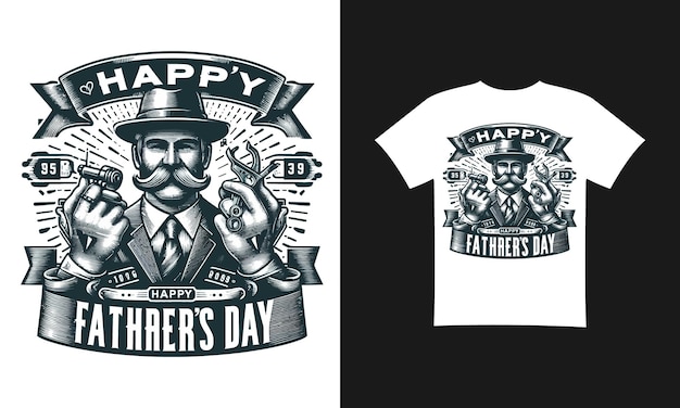 Vadersdag T-shirt ontwerp