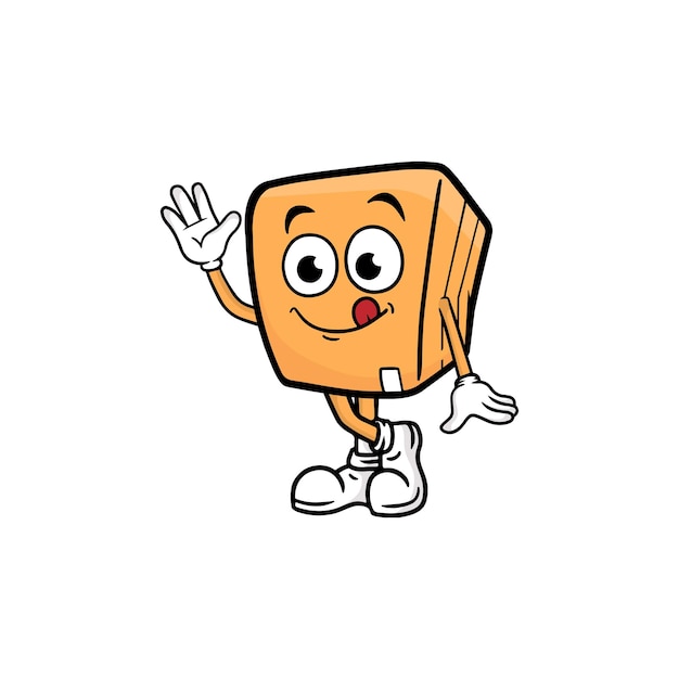 Vak karakter cartoon mascotte vector