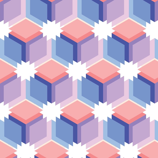 Vector vak vierkante pantone naadloze patroon achtergrondbehang