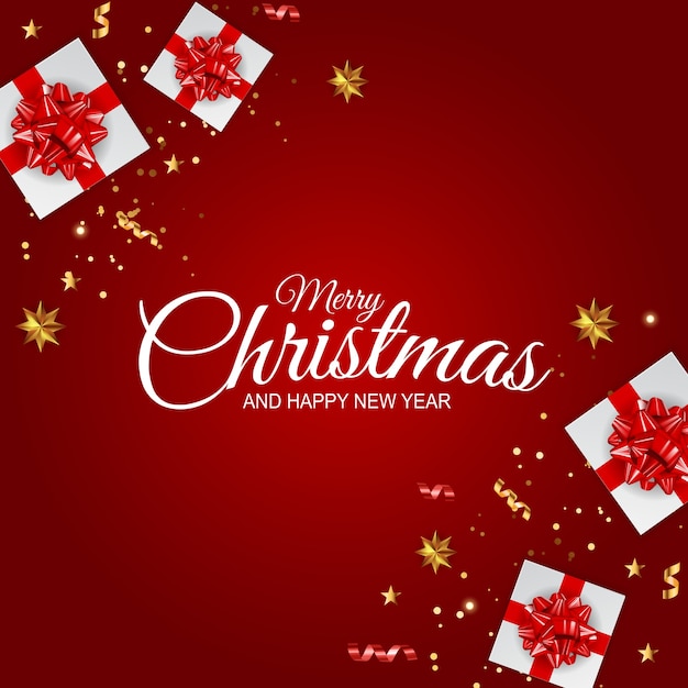 Vakantie Nieuwjaar en Merry Christmas achtergrond.