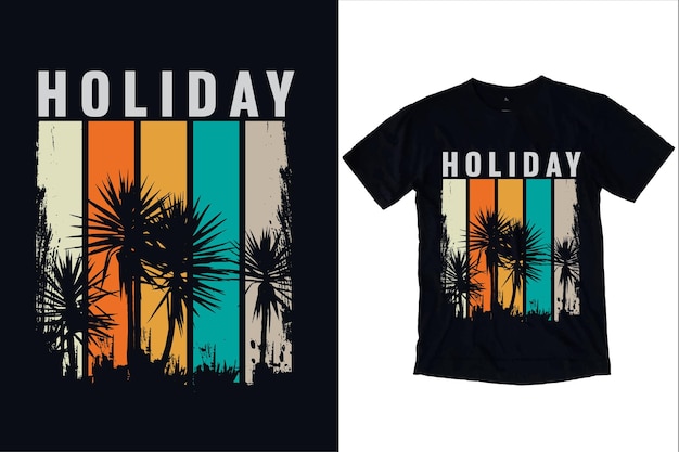 Vakantie zomer typografie voor t-shirtontwerp