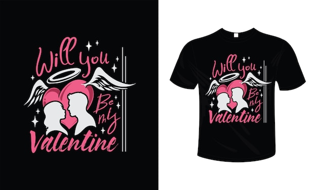 Vector valentijn t-shirts ontwerp