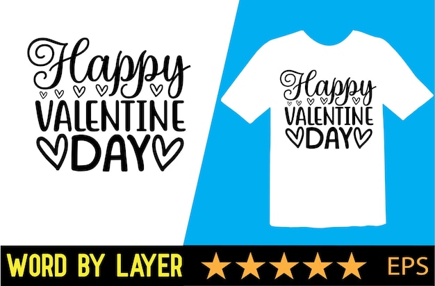 Valentijn vector t-shirt ontwerp