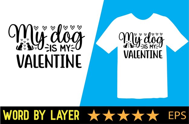 Valentijn vector t-shirt ontwerp