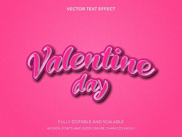 Valentijnsdag 3d teksteffect