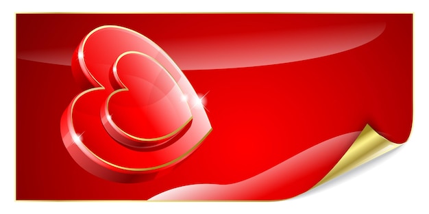 Valentijnsdag achtergrond met rode harten
