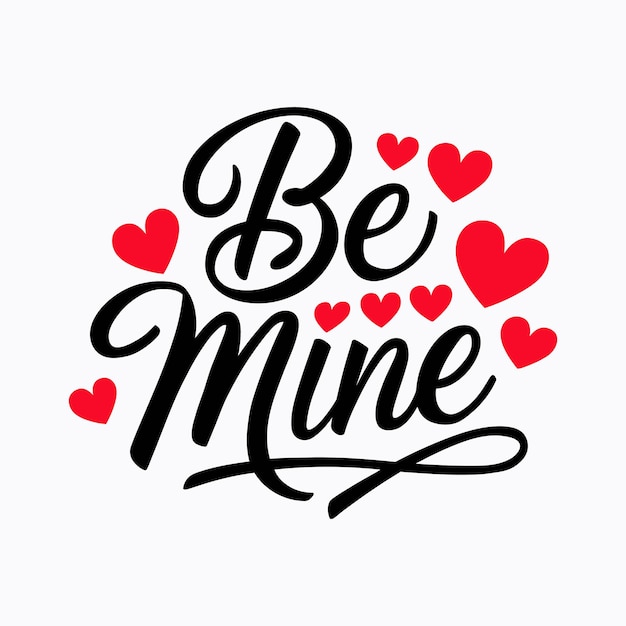 Valentijnsdag elegante handtekstbanner