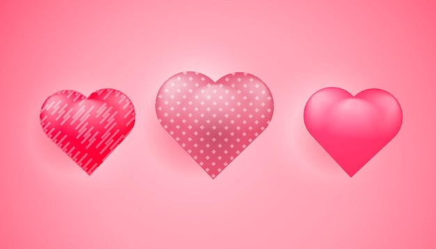 Valentijnsdag harten achtergrond
