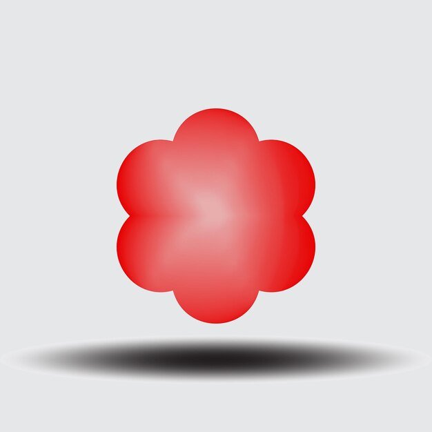 Valentijnsdag liefde symbool 3d harten rotatie Realistische romantische emoji