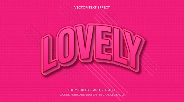 Valentijnsdag mooie kleur van het jaar 2023 3D-stijl teksteffect
