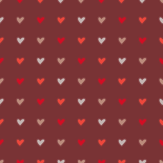 Valentijnsdag patronen cliparts. vectorillustratie