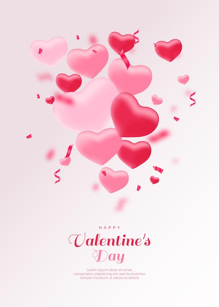 Valentijnsdag poster