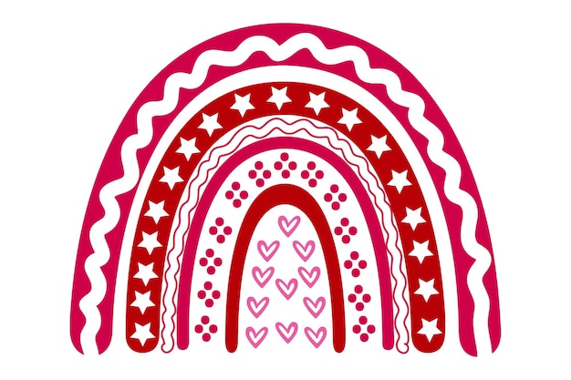 Valentijnsdag Regenboog SVG