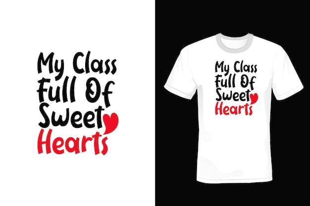 Valentijnsdag t shirt design, typografie, vintage