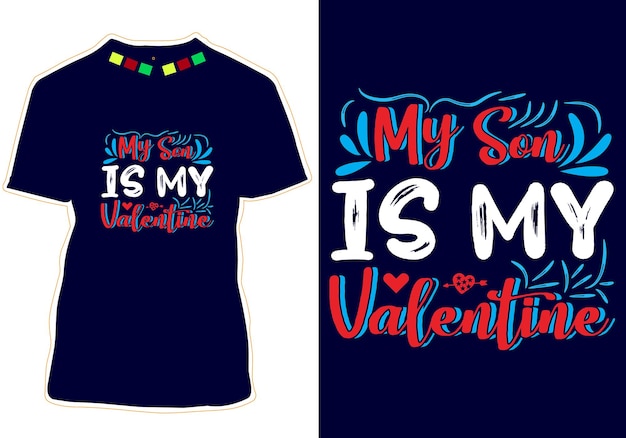 valentijnsdag t-shirt ontwerp vector